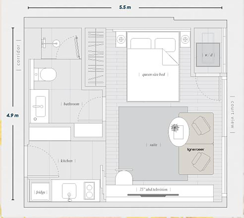 scope promsri unit plan 1 bedroom