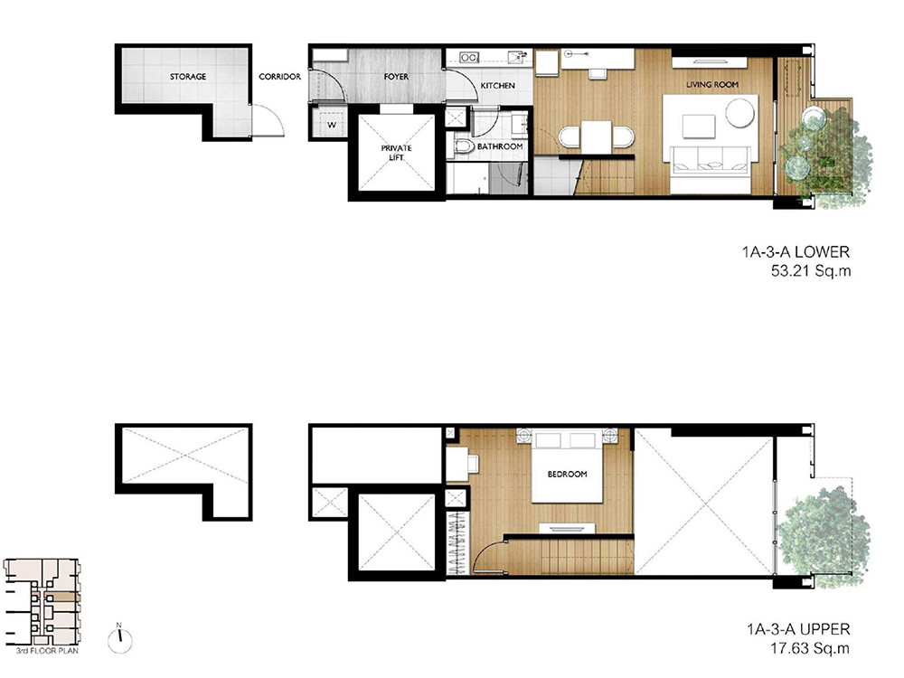 siamese exclusive sukhumvit 31 unit plan 1 bedroom