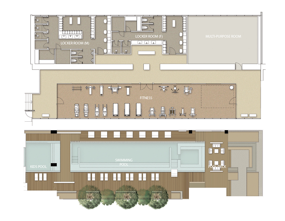 sindhorn residence pool plan