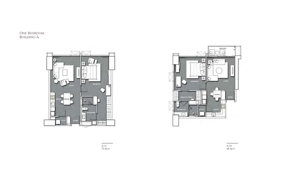 sindhorn residence unit plan 1 bedroom