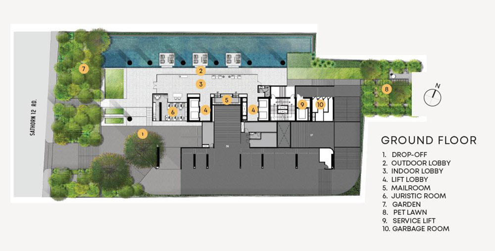 tait sathorn 12 condominium project plan master